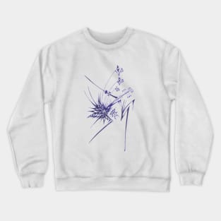 139 Unique Purple White Colorful Abstract Crewneck Sweatshirt